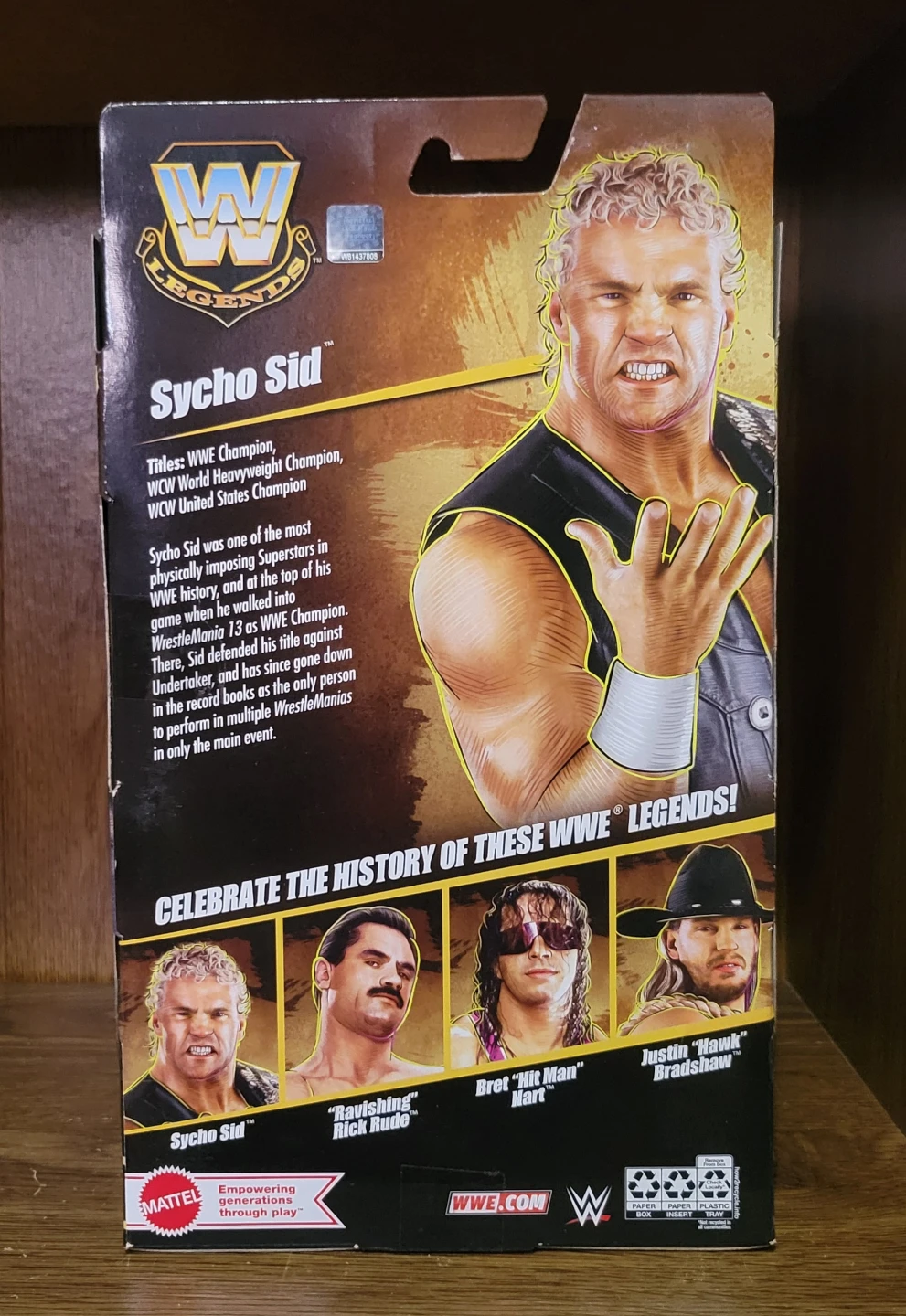 WWE Elite Legends Series 25 Sycho Sid Winged Eagle Belt - photo 2