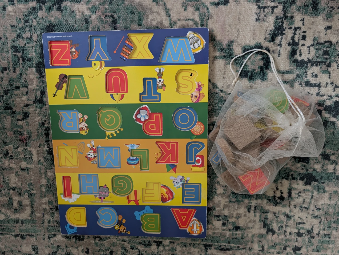 Paw Patrol Wooden Alphabet Puzzle
