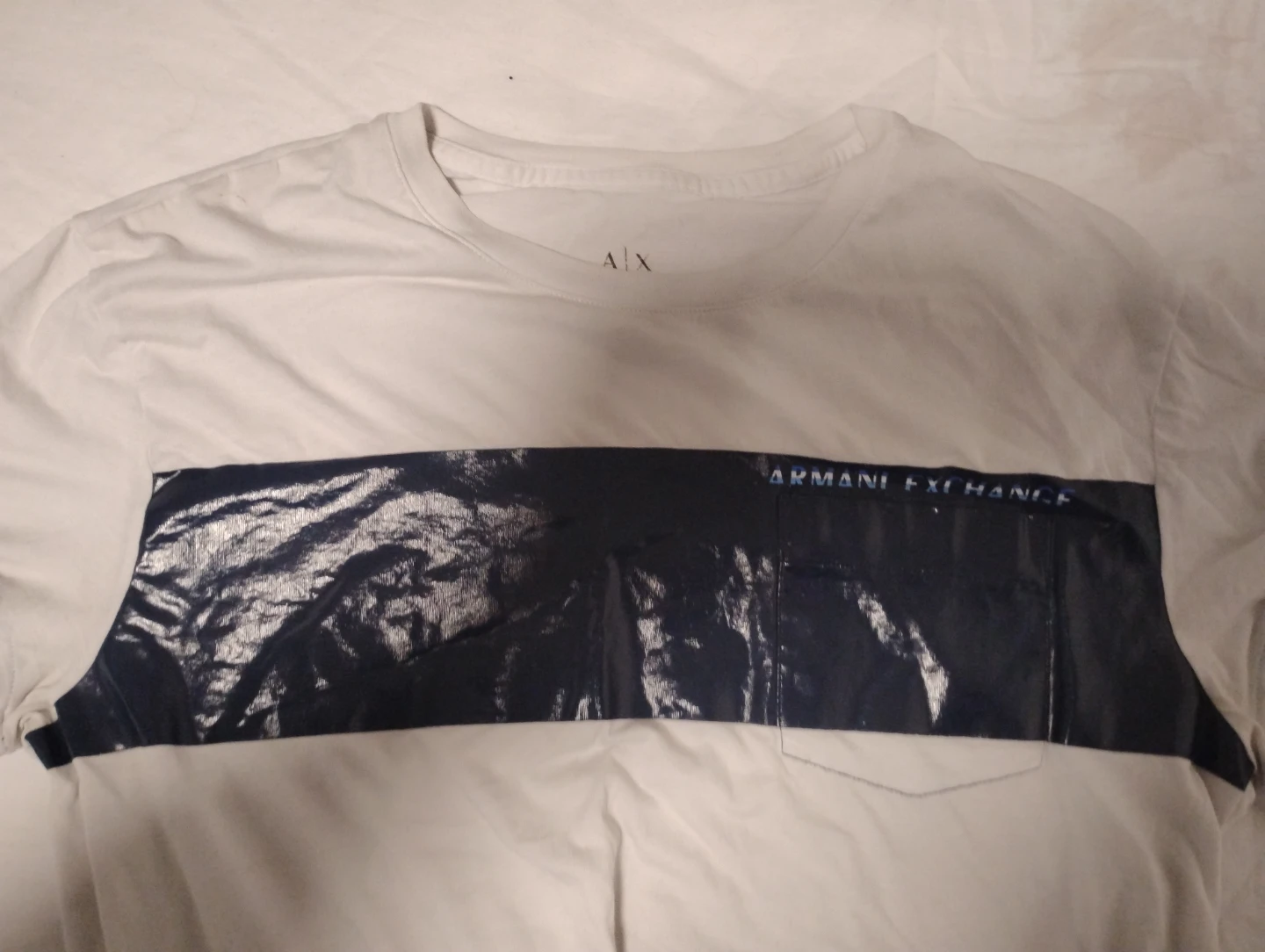 Armani Exchange White T-Shirt - Size M - photo 2