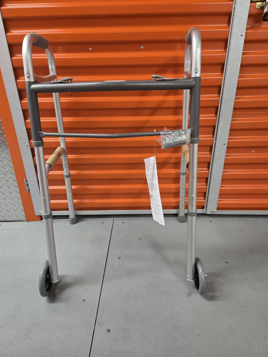 Medline Guardian Junior 2-Button Folding Walker - Shorter Size - photo 2