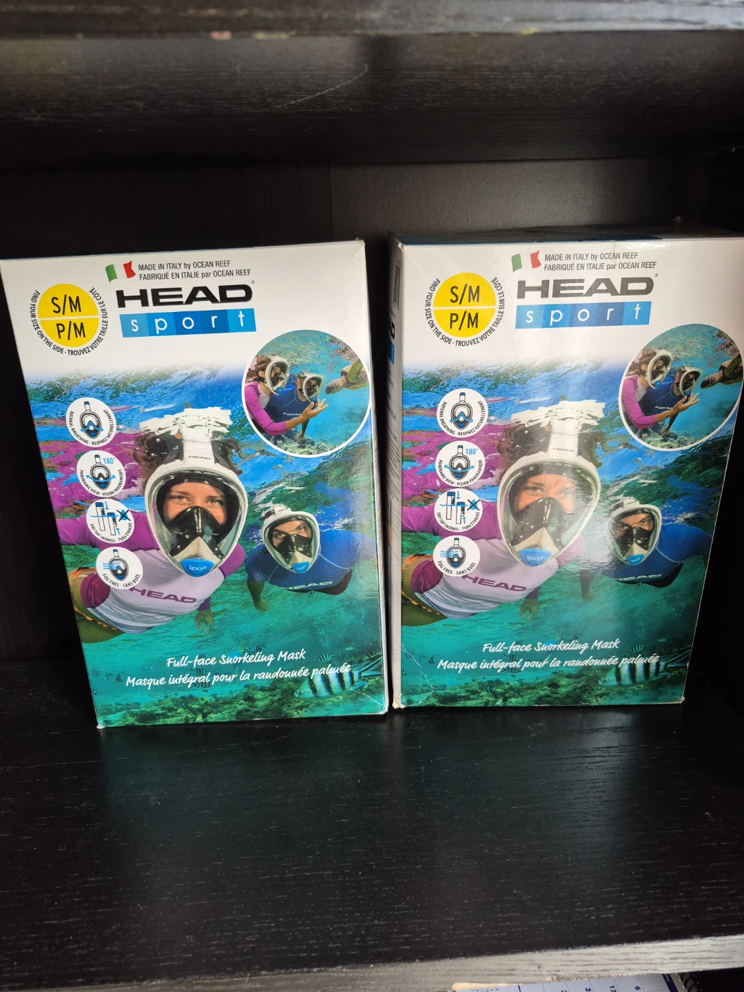 HEAD Sport Full-Face Snorkeling Mask - S/M