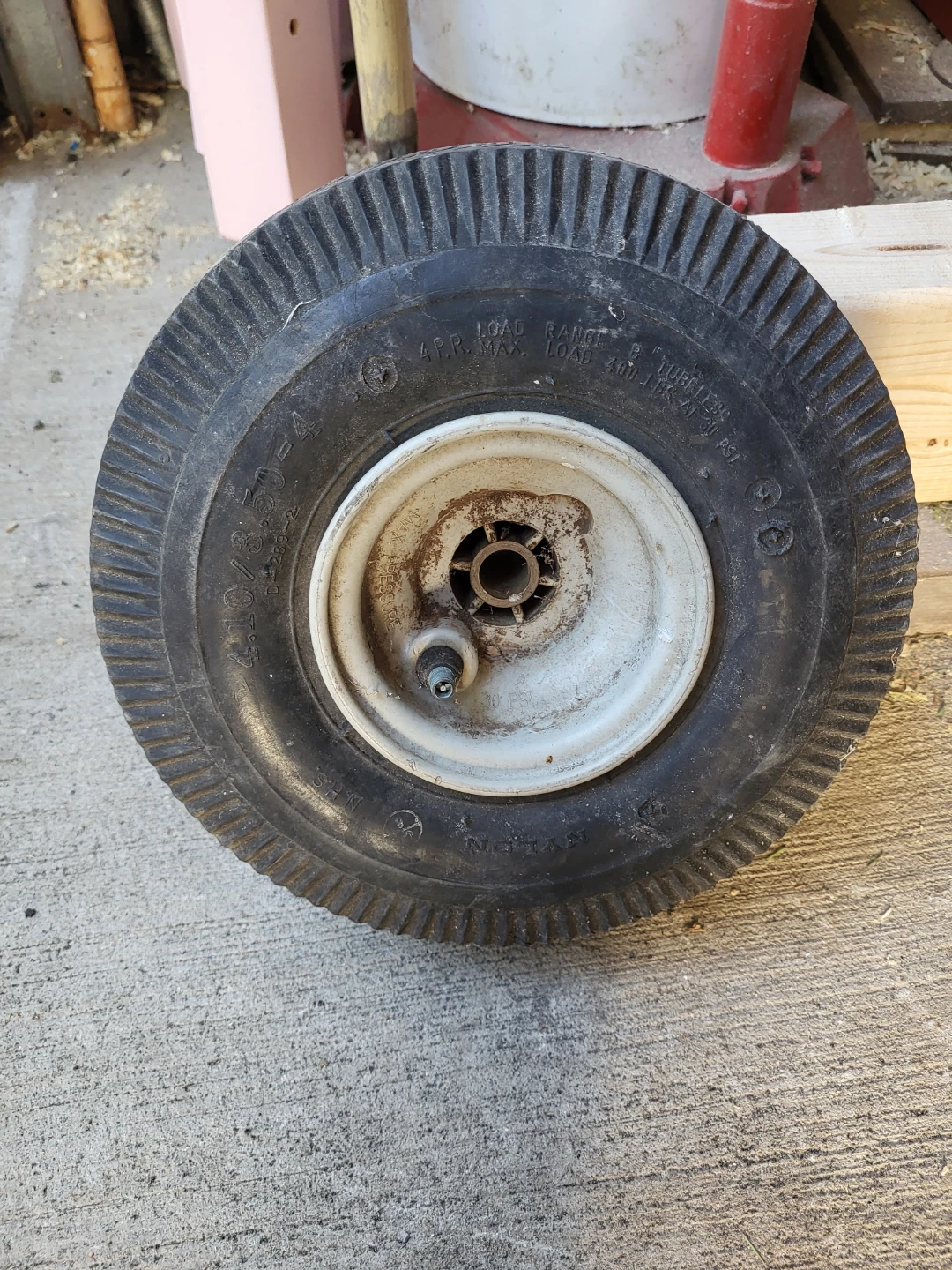 Tire and Rim Assembly for Two Wheel Dolly