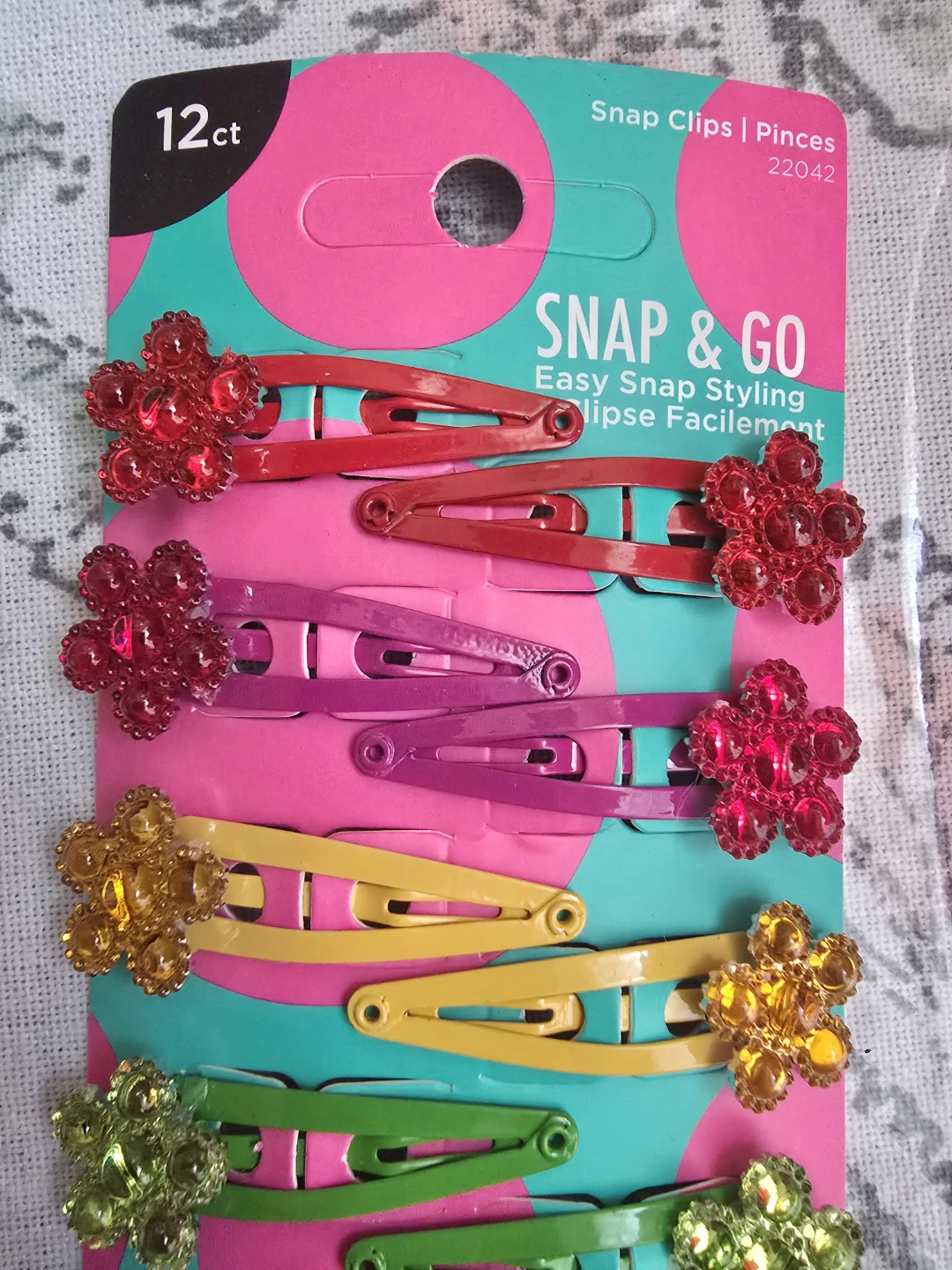 ⚽️ Goody Kids Snap & Go Hair Clips 12 Count