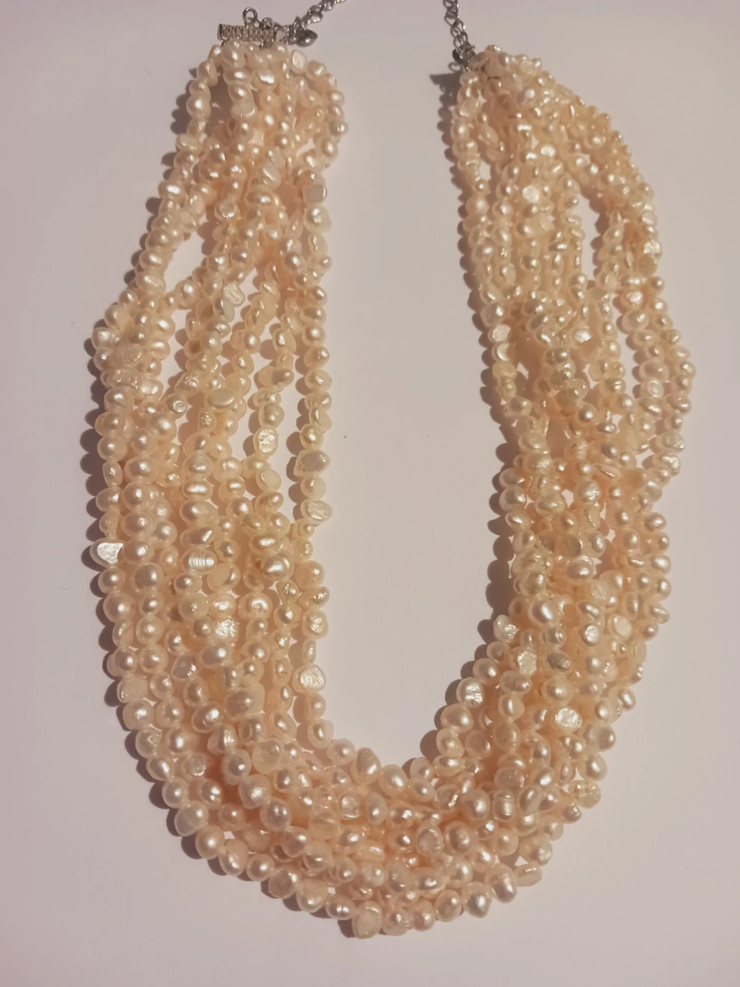 Beautiful Multi-strand  8 -Strands Freshwater Pearl Necklace - photo 2