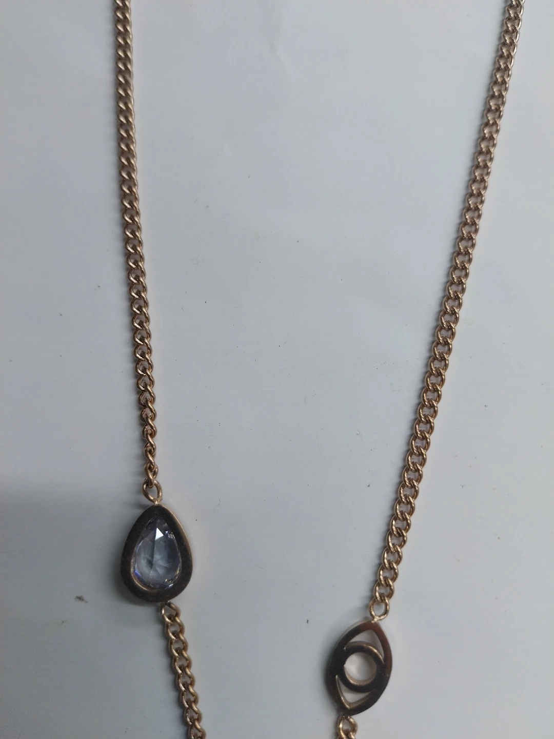 Evil Eye Necklace with Rhinestones