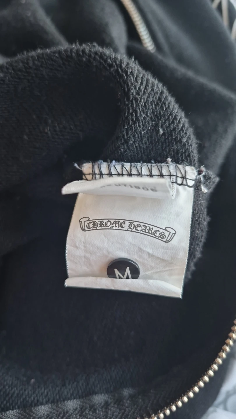 Chrome Hearts Black Zip-Up Hoodie - photo 4