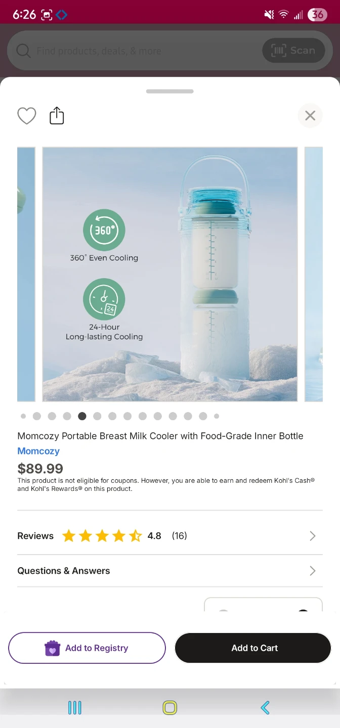 NEW- Momcozy Portable Breast Milk Cooler - photo 2