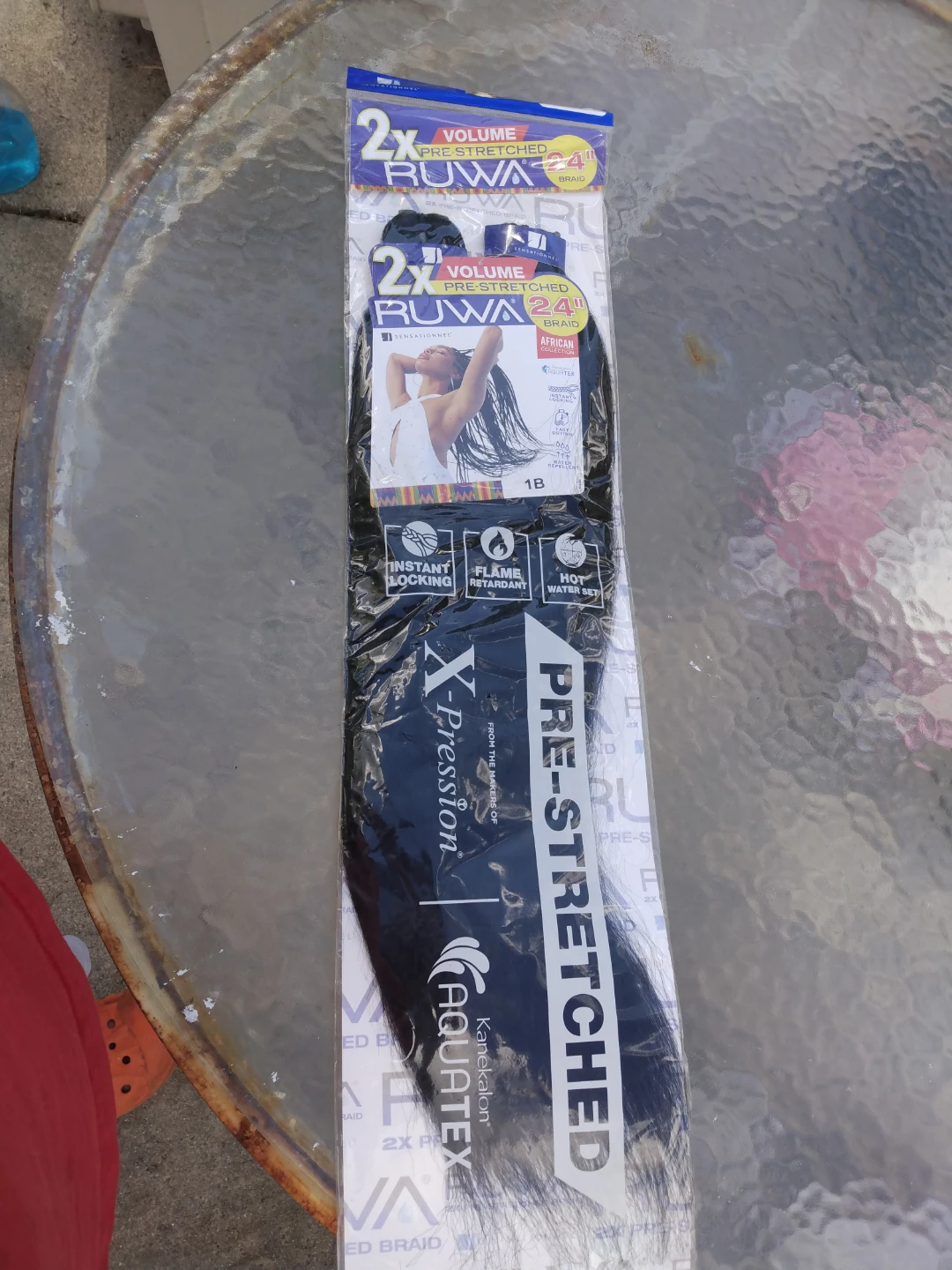 3 pks for $10 Sensationnel 2x Ruwa Pre-Stretched 24" Braids