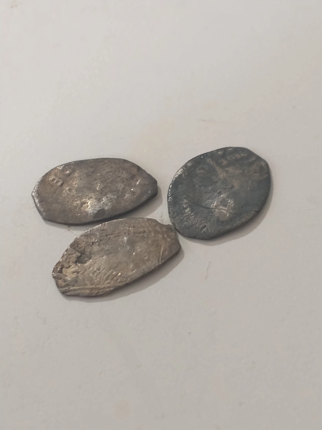 Amazing! Lot 3 - 3 Medieval Russian silver kopeks Wire Coins - photo 4