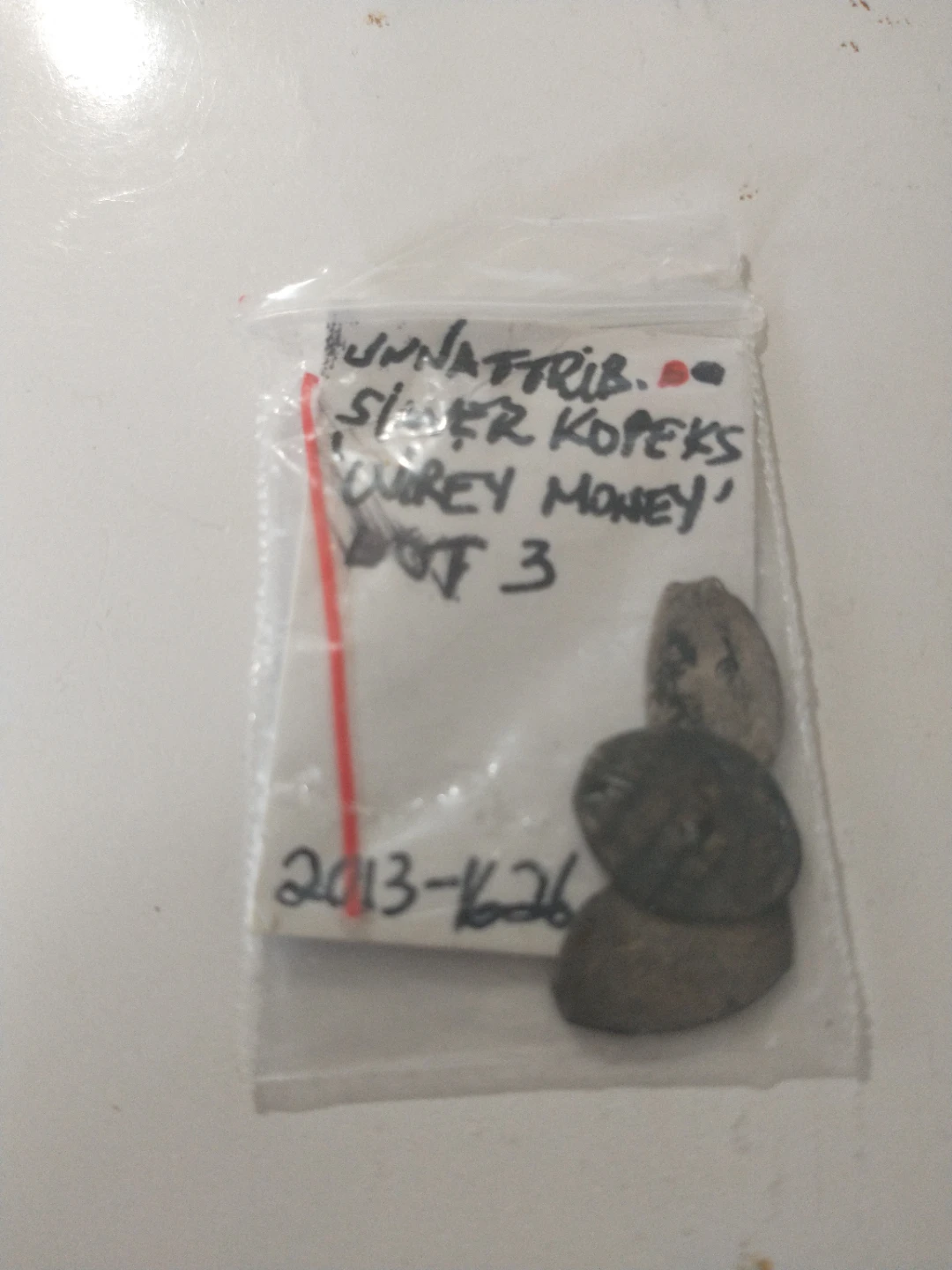 Amazing! Lot 3 - 3 Medieval Russian silver kopeks Wire Coins - photo 5