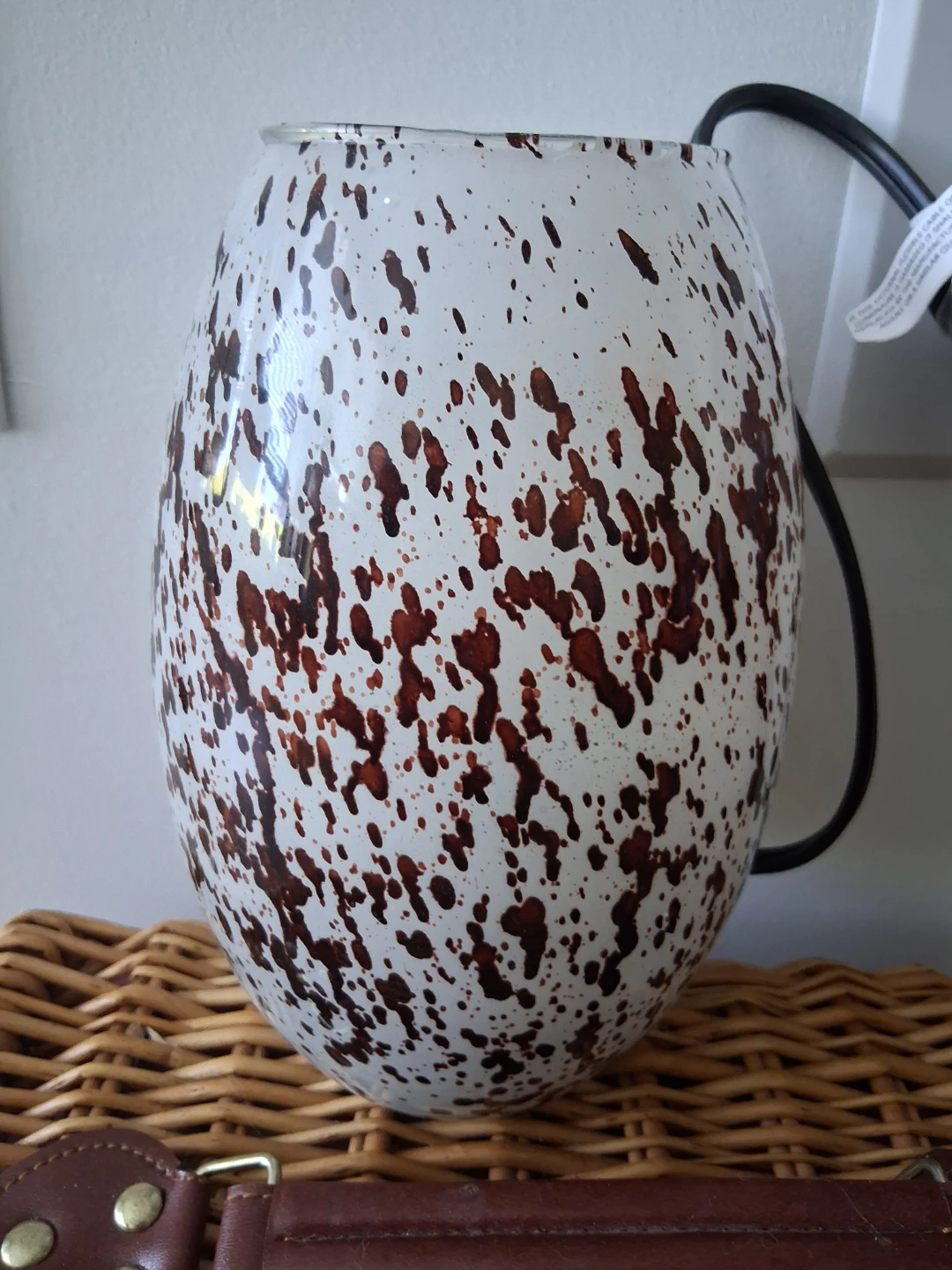 Speckled Glass lamp