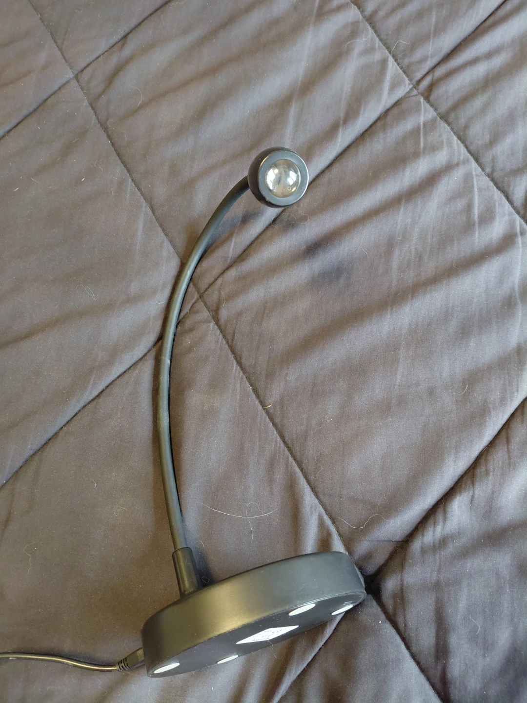 Black Gooseneck USB Desk Lamp - photo 3