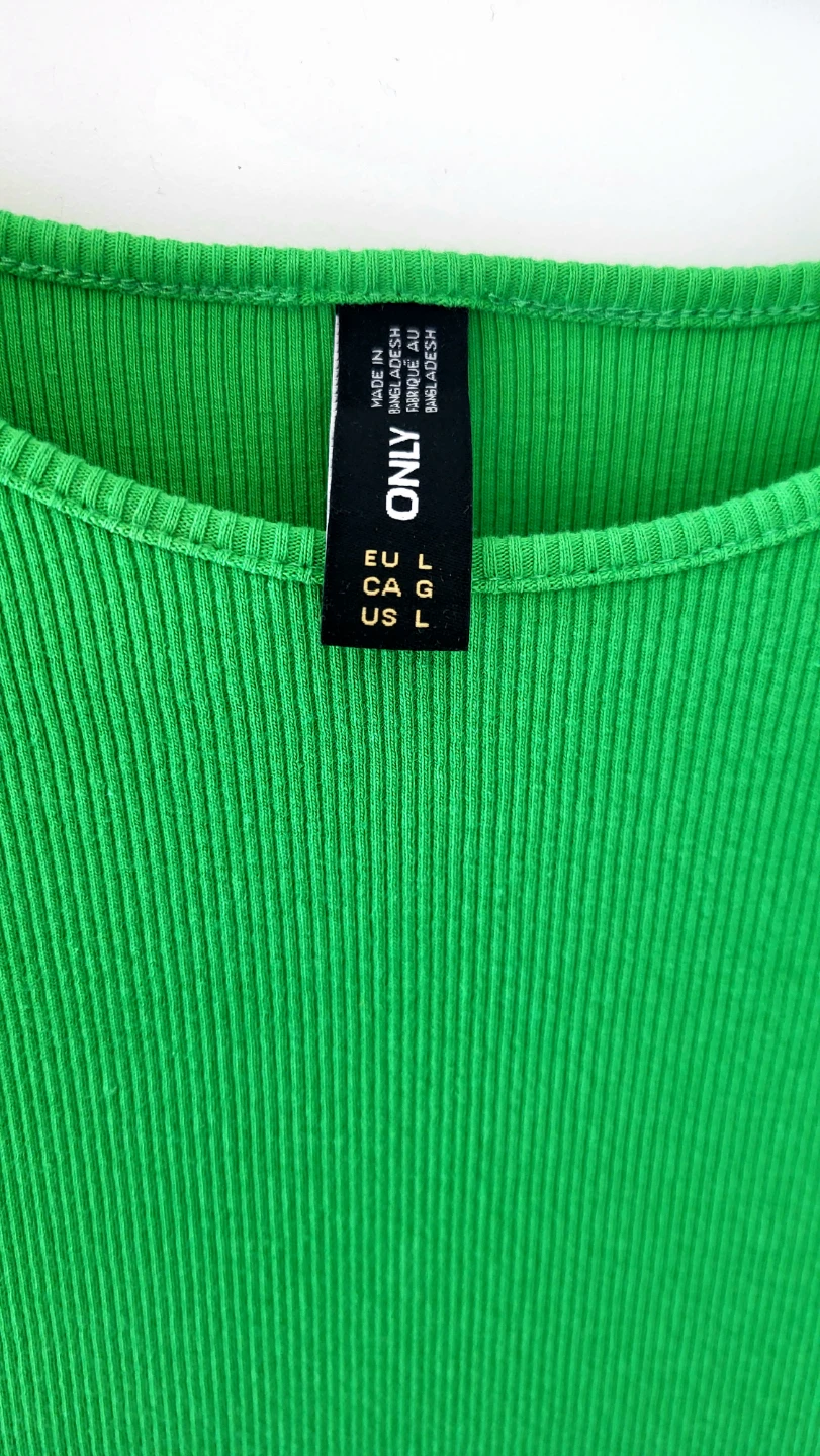 ONLY Ribbed Cut-out Midi Dress - Green - photo 2