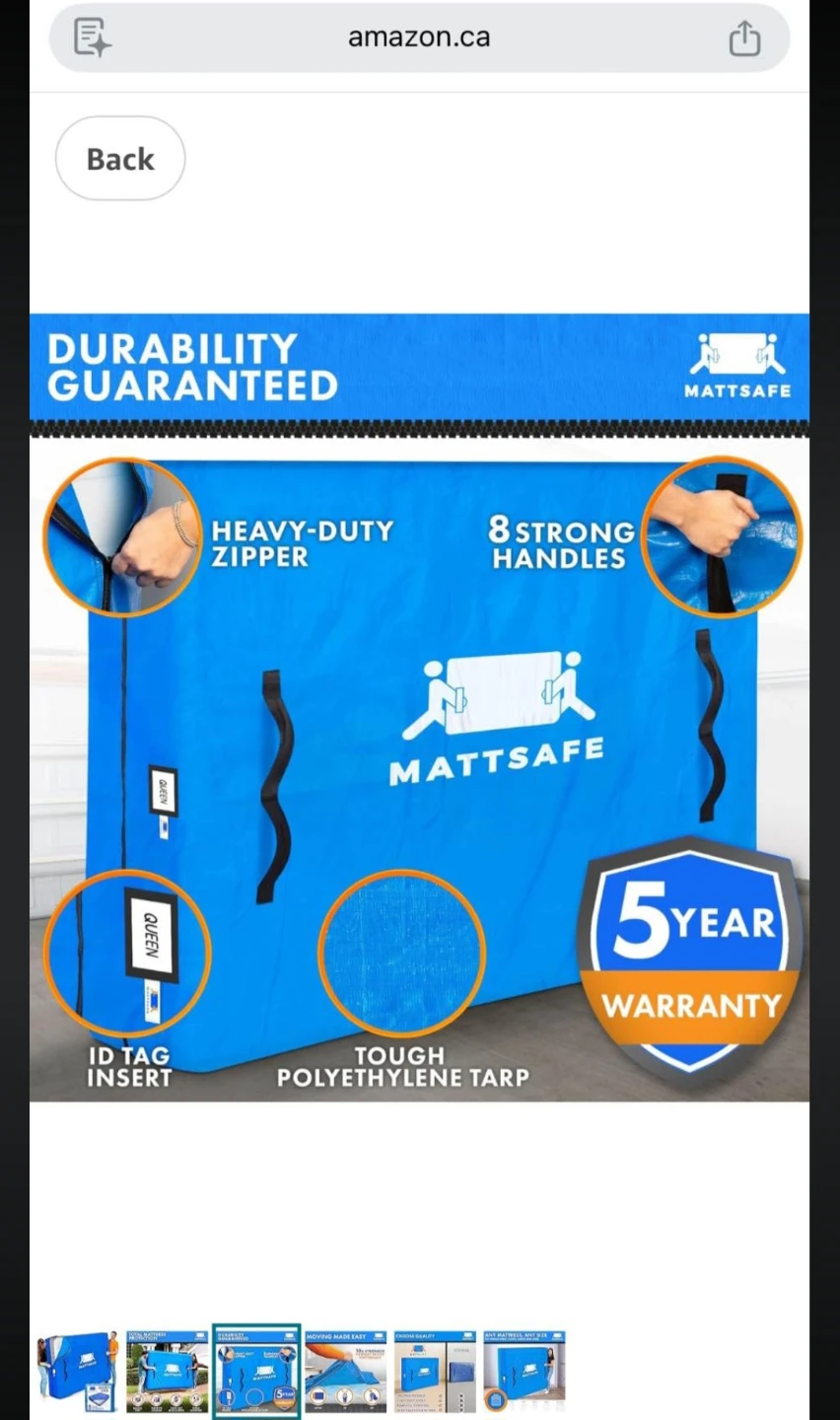 Moving Queen Mattress Bag ⚽️ - photo 2