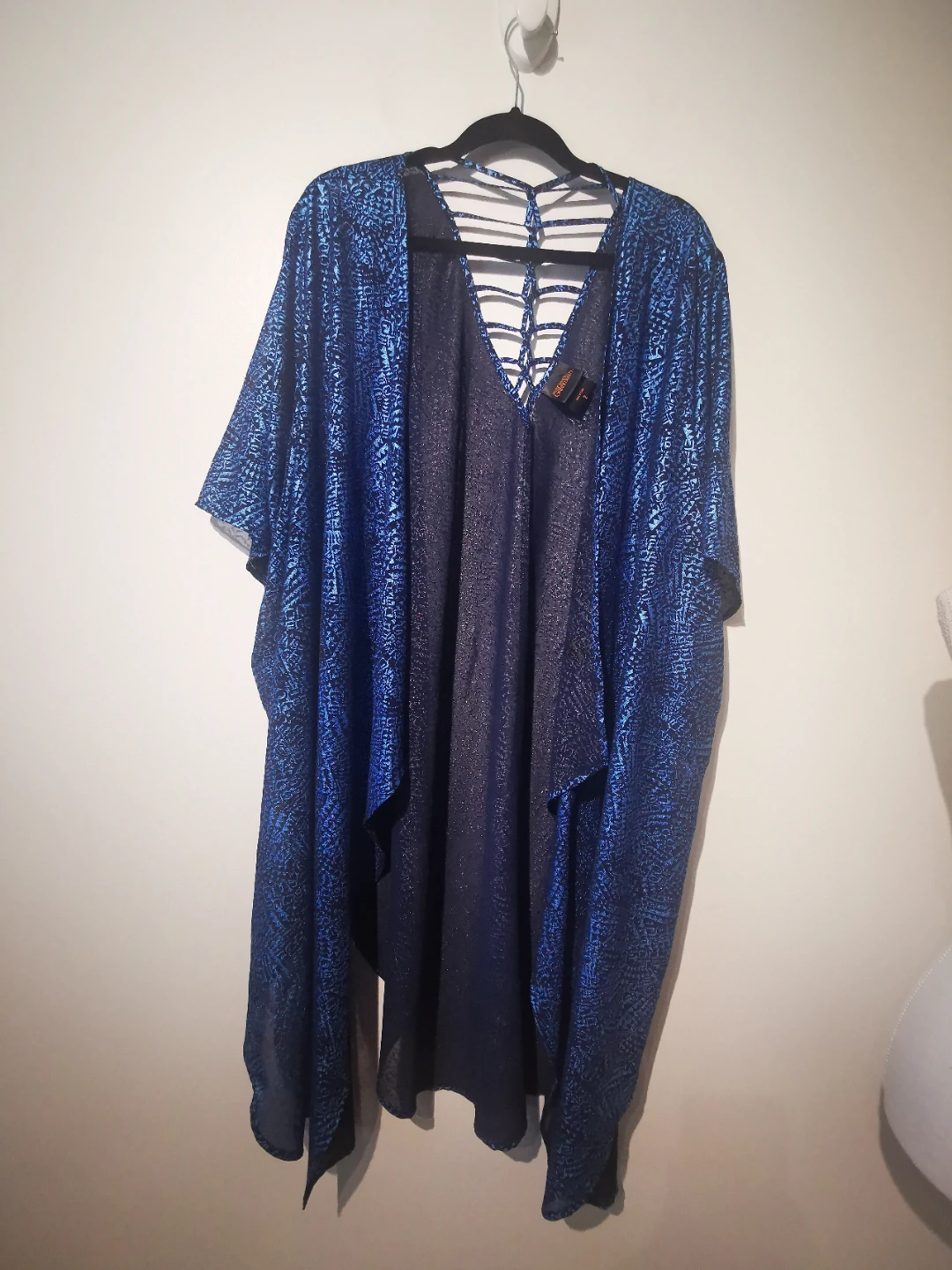 Torrid The Crimes of Grindelwald Blue Shimmer Kimono Duster - photo 2