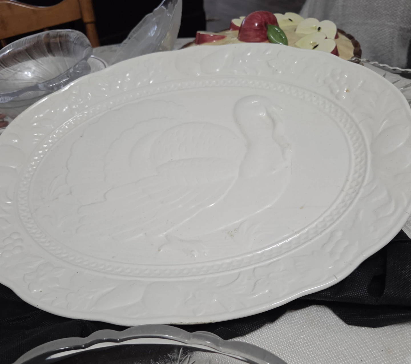 Glass Serving Platters and Bowl Set - photo 4