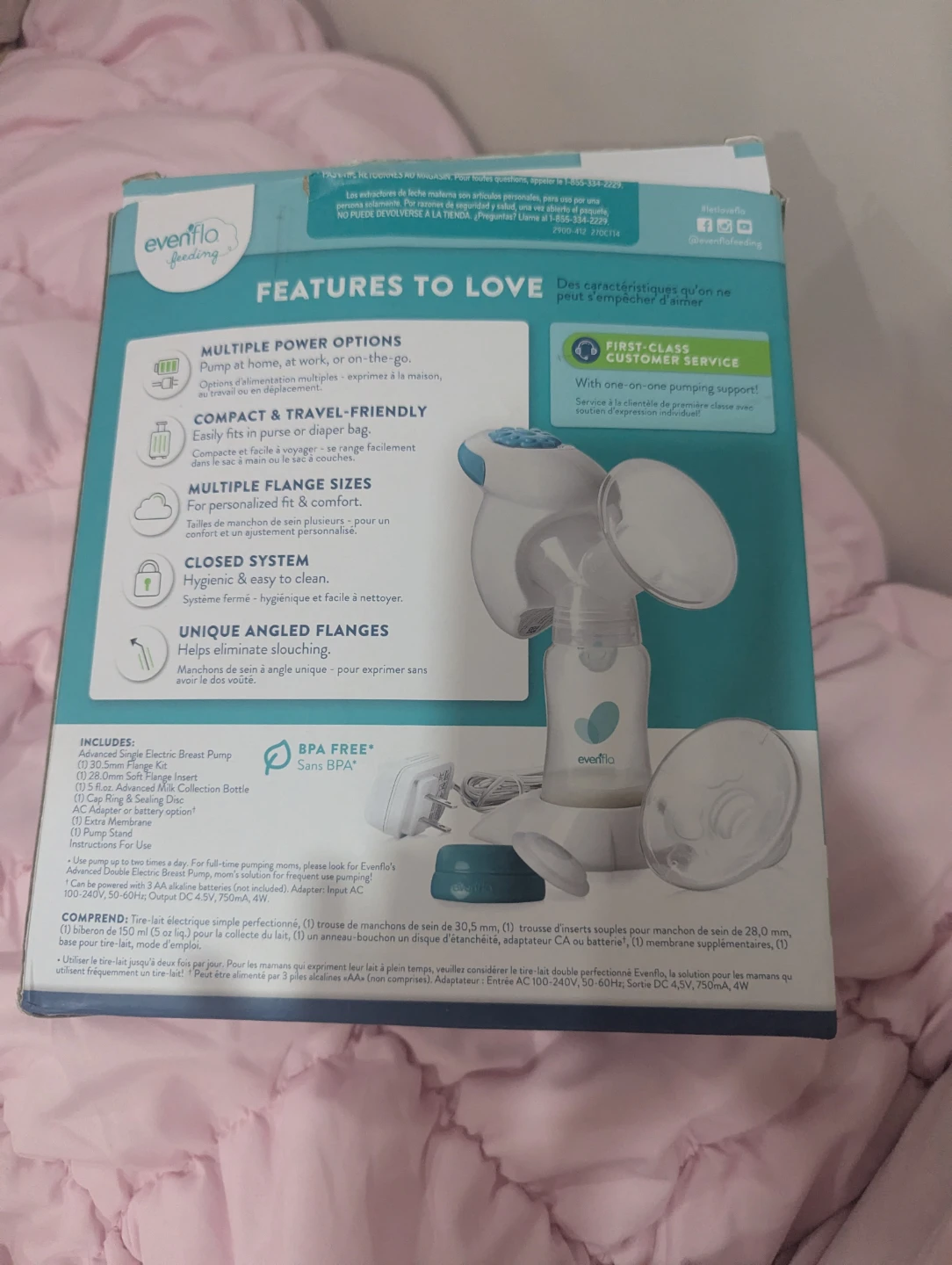 Evenflo Advanced Single Electric Breast Pump - photo 2