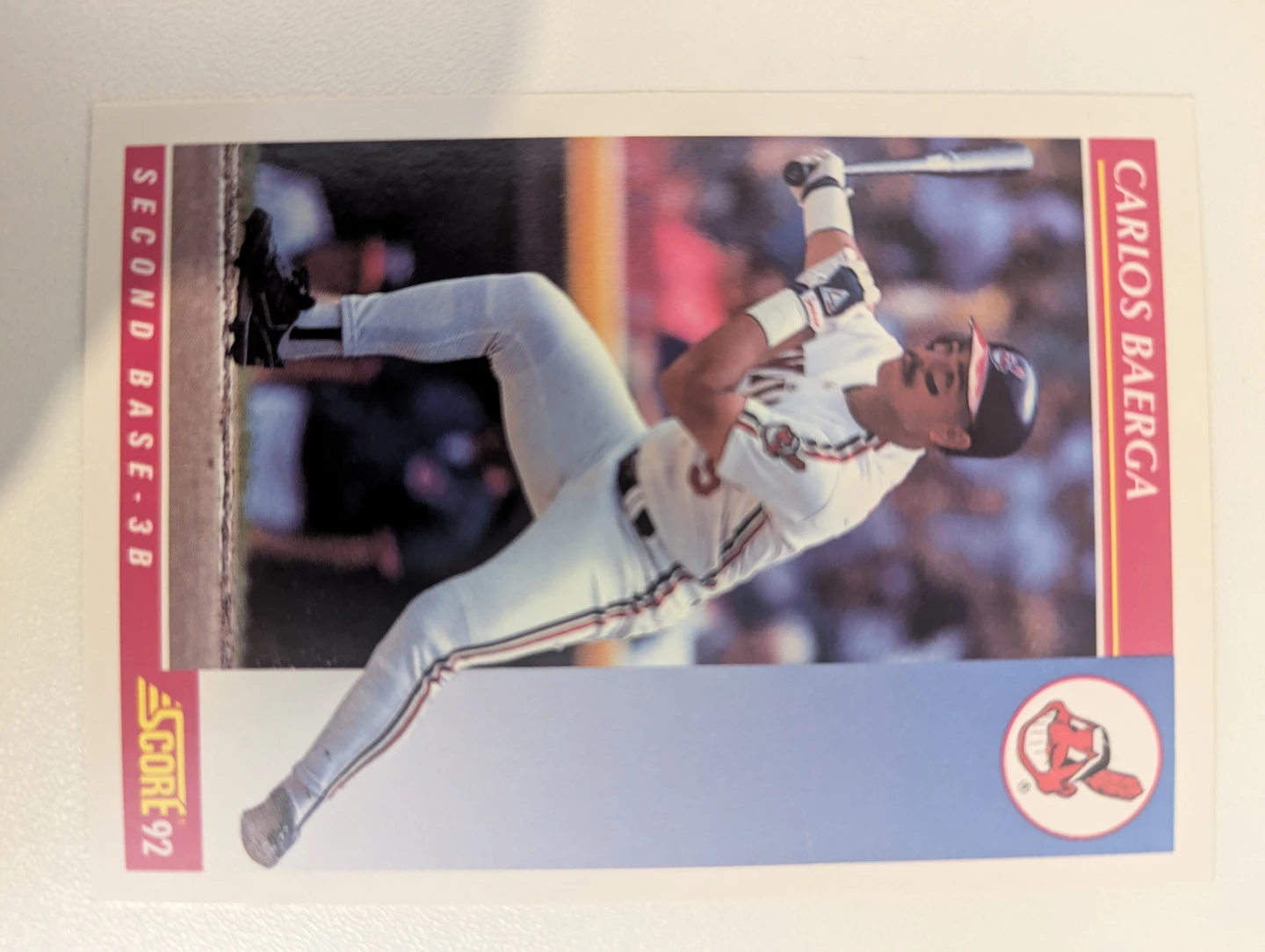 1992 Score Carlos Baerga Baseball Card ⚽