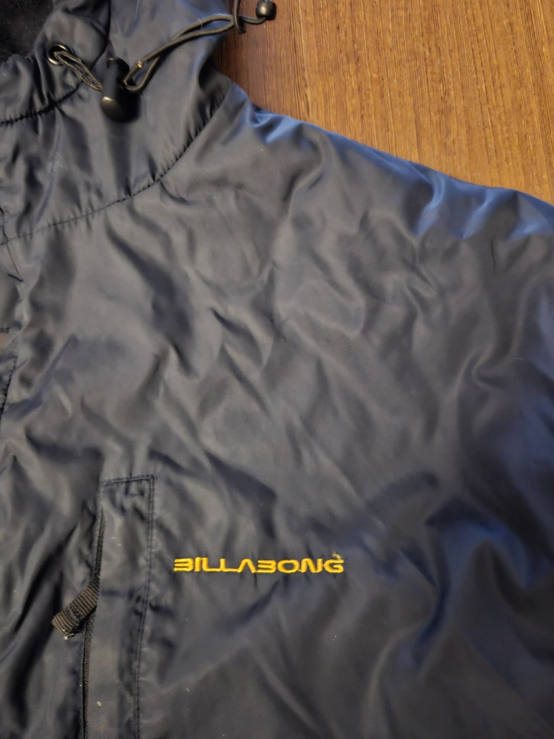 ⚽️ Billabong Navy Blue Grey Hooded Jacket XL - photo 5
