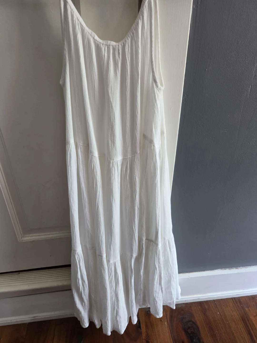 White tiered maxi dress - Next - photo 3