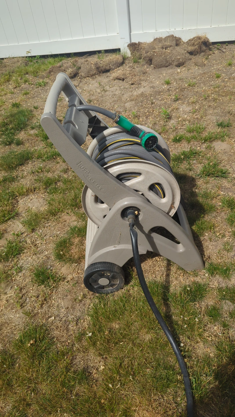 Hose Reel Cart with Hose and Sprayer - photo 2