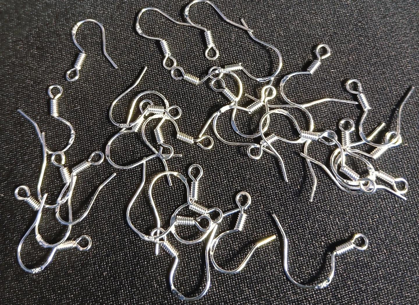 Lot of 10 Silver Earring Hooks - photo 2