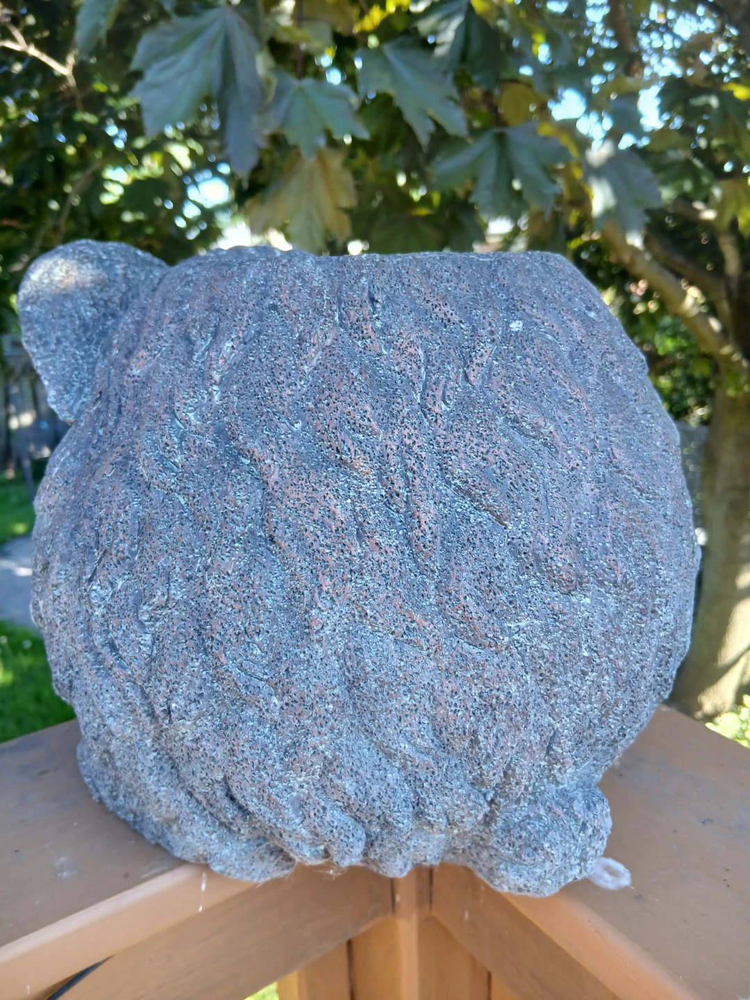 Stone Rabbit Planter - photo 2