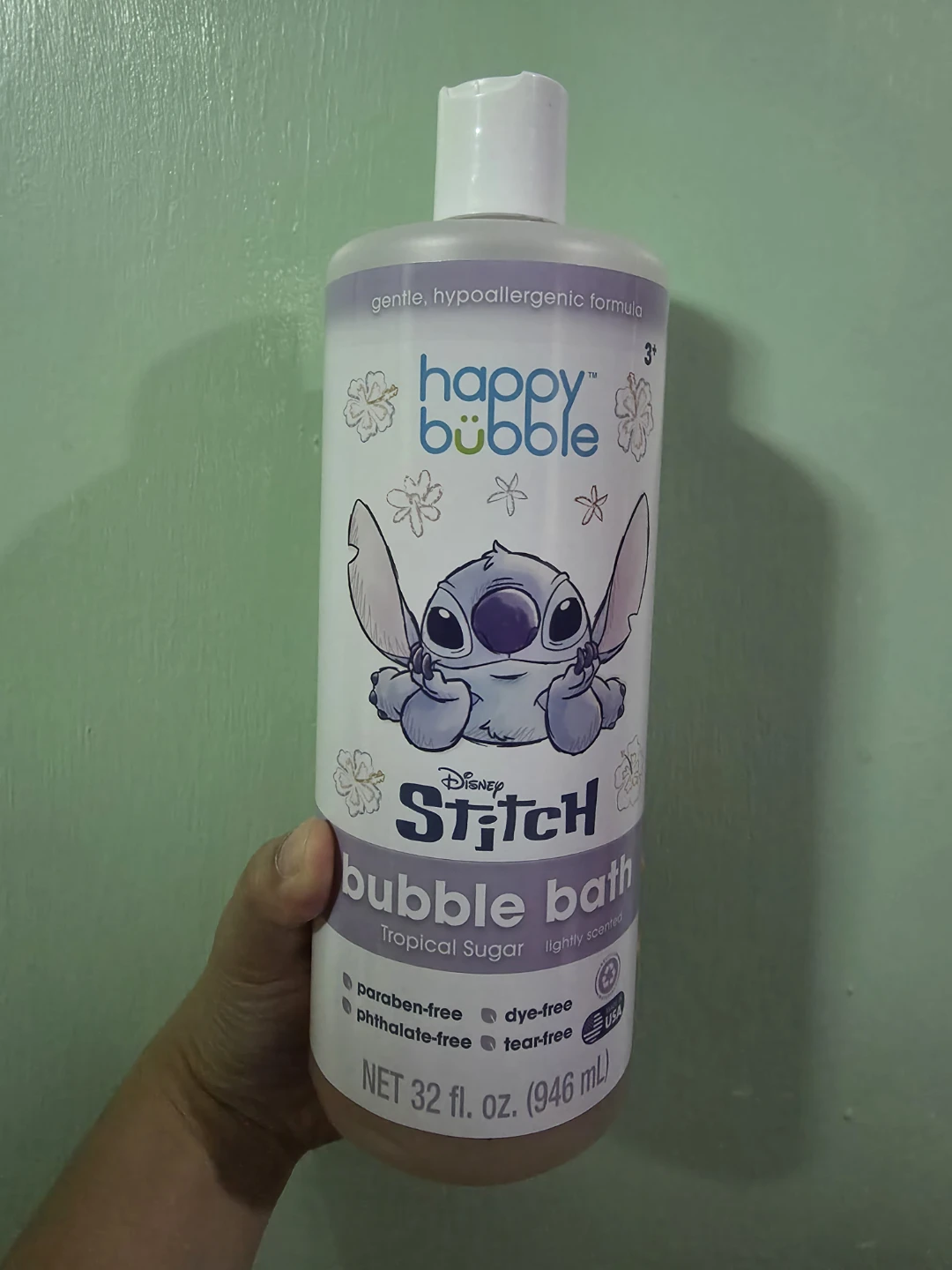 Happy Bubble Disney Stitch Bubble Bath Tropical Sugar ⚽️