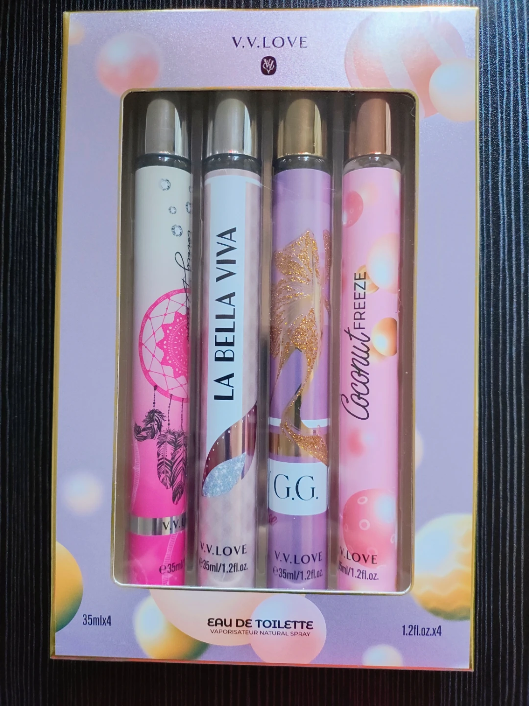 V.V.LOVE Eau de Toilette Set - 4 x 35ml