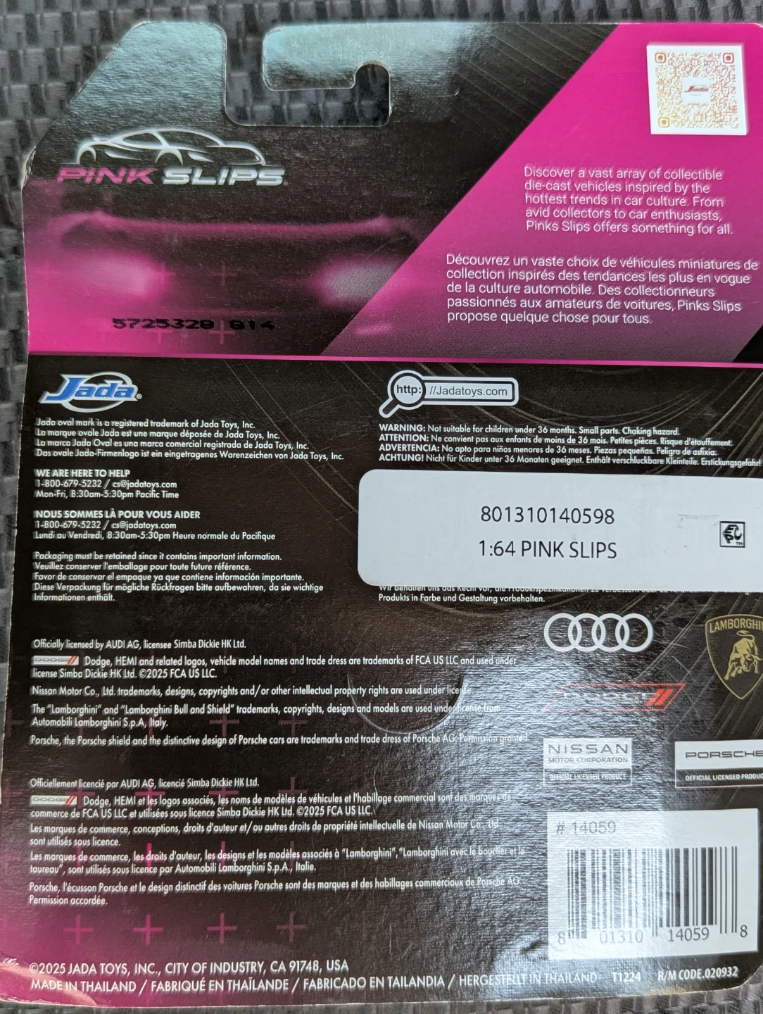 Jada Pink Slips 1:64 Scale Die-Cast Dodge Demon - photo 4