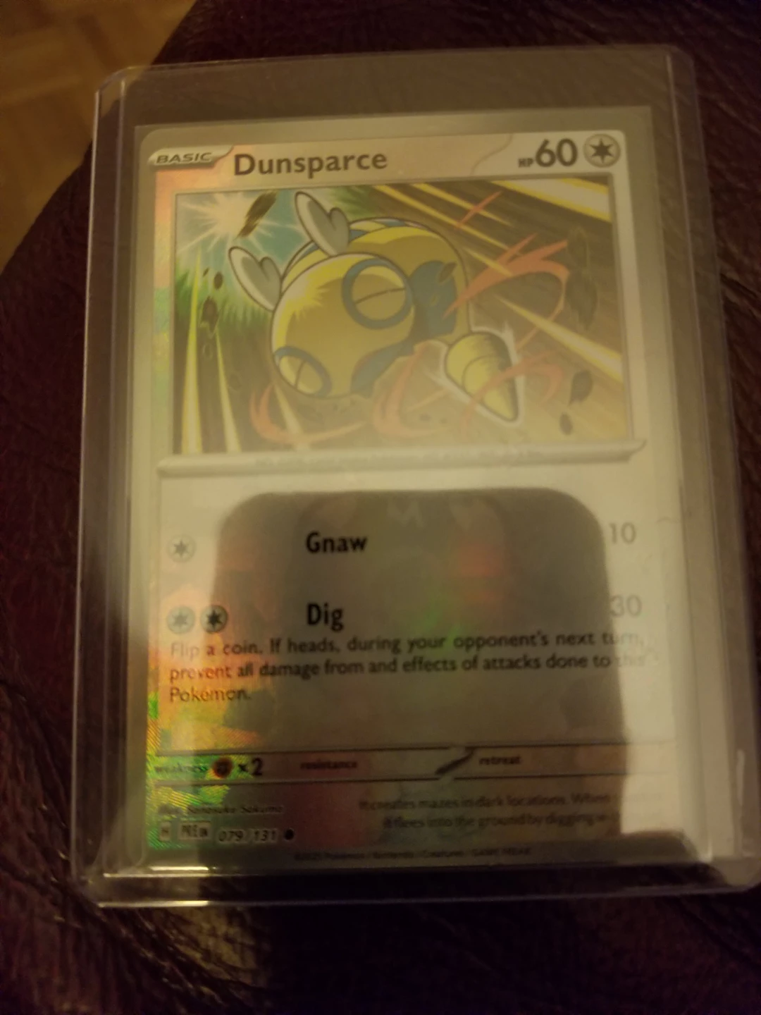 Pokemon Dunsparce Card 079/131