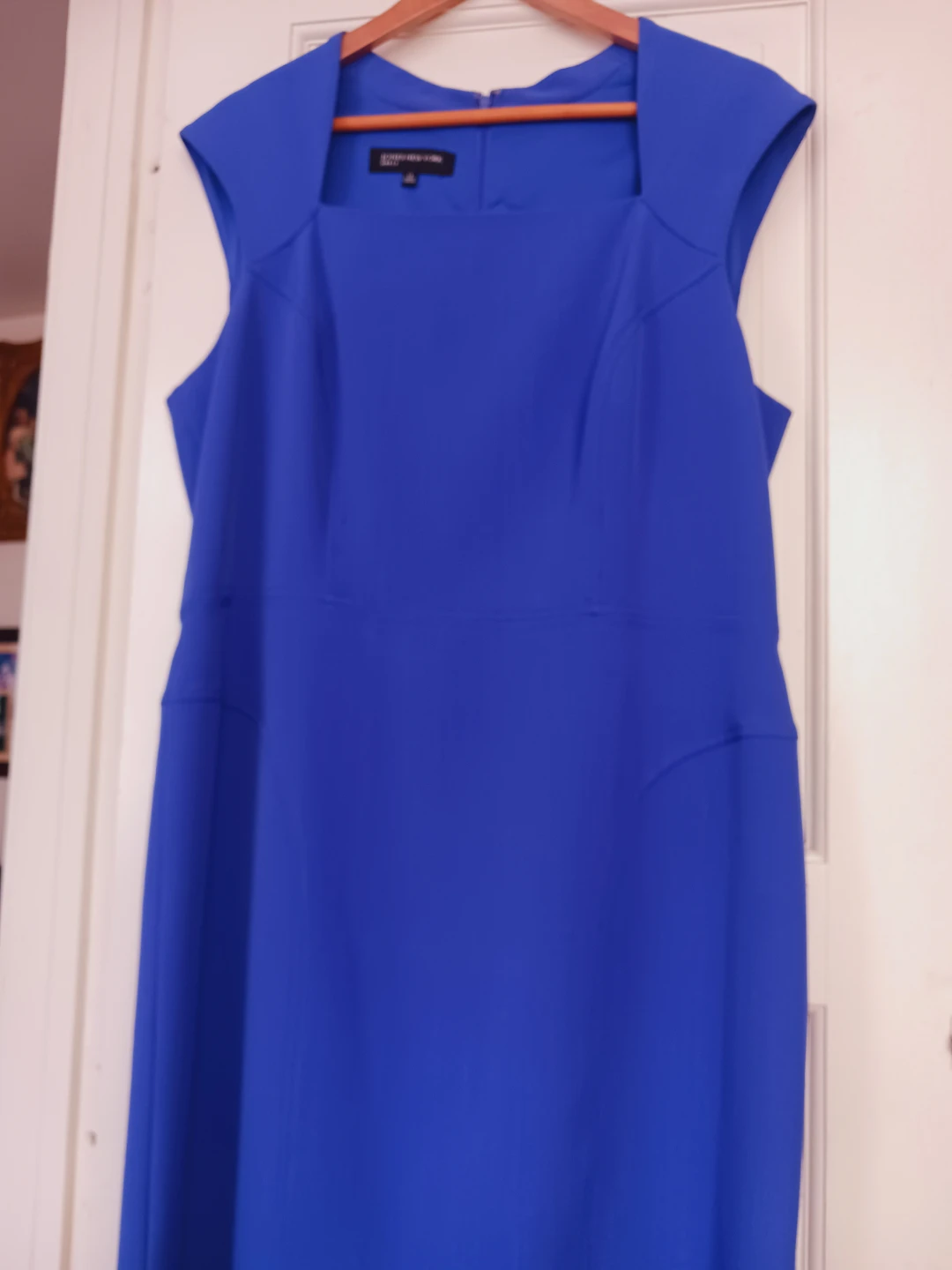 JONES NEW YORK ELEGANT COCKTAIL BLUE DRESS  Size 14 - photo 2