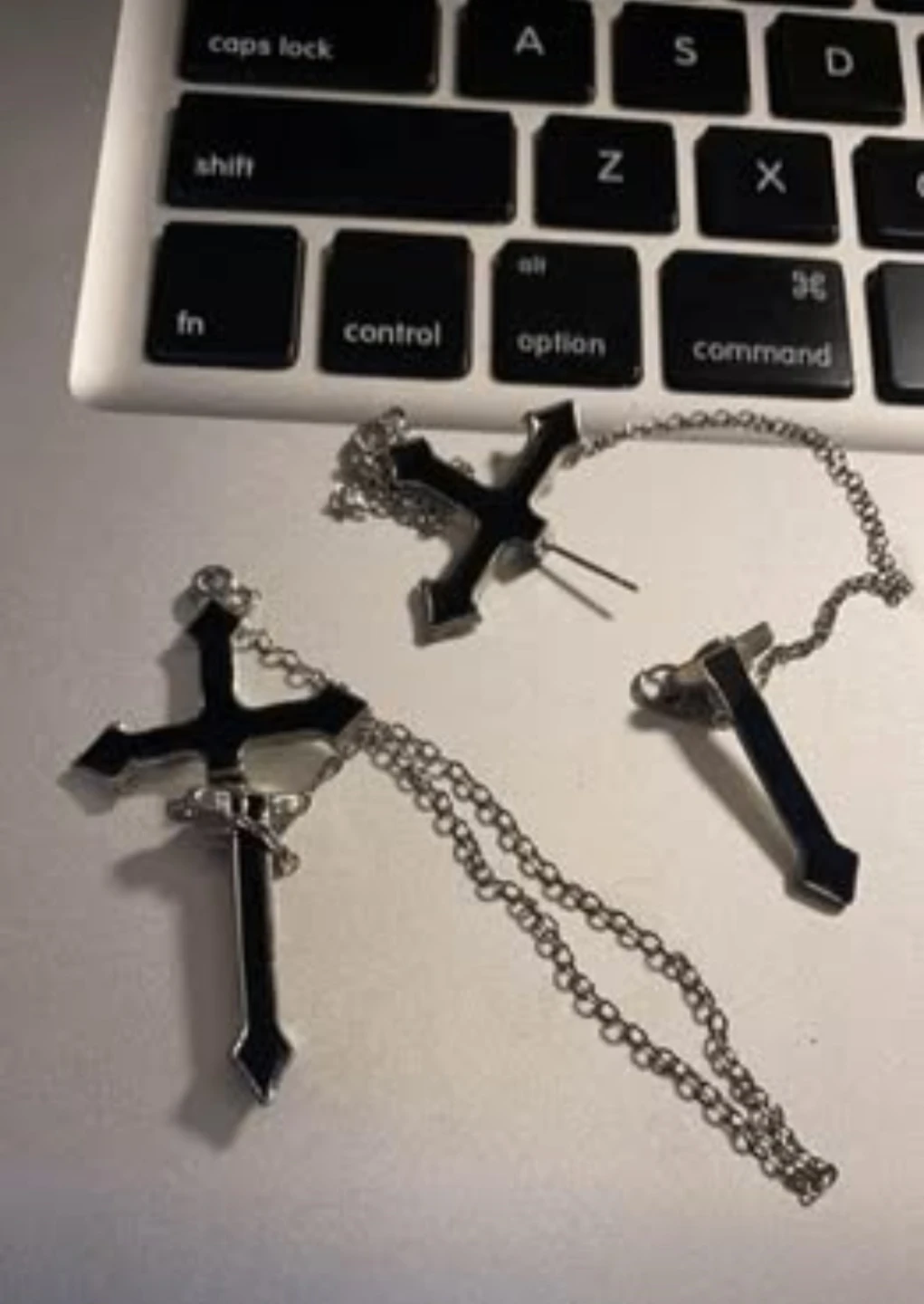 Vampire Cross Earring. Goth earring - photo 2