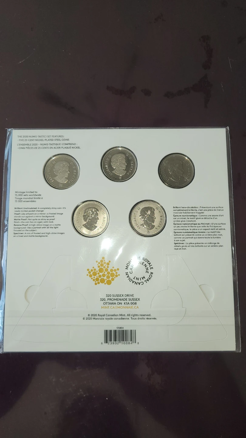 2020 Royal Canadian Mint Numis-Tastic! Coin Set