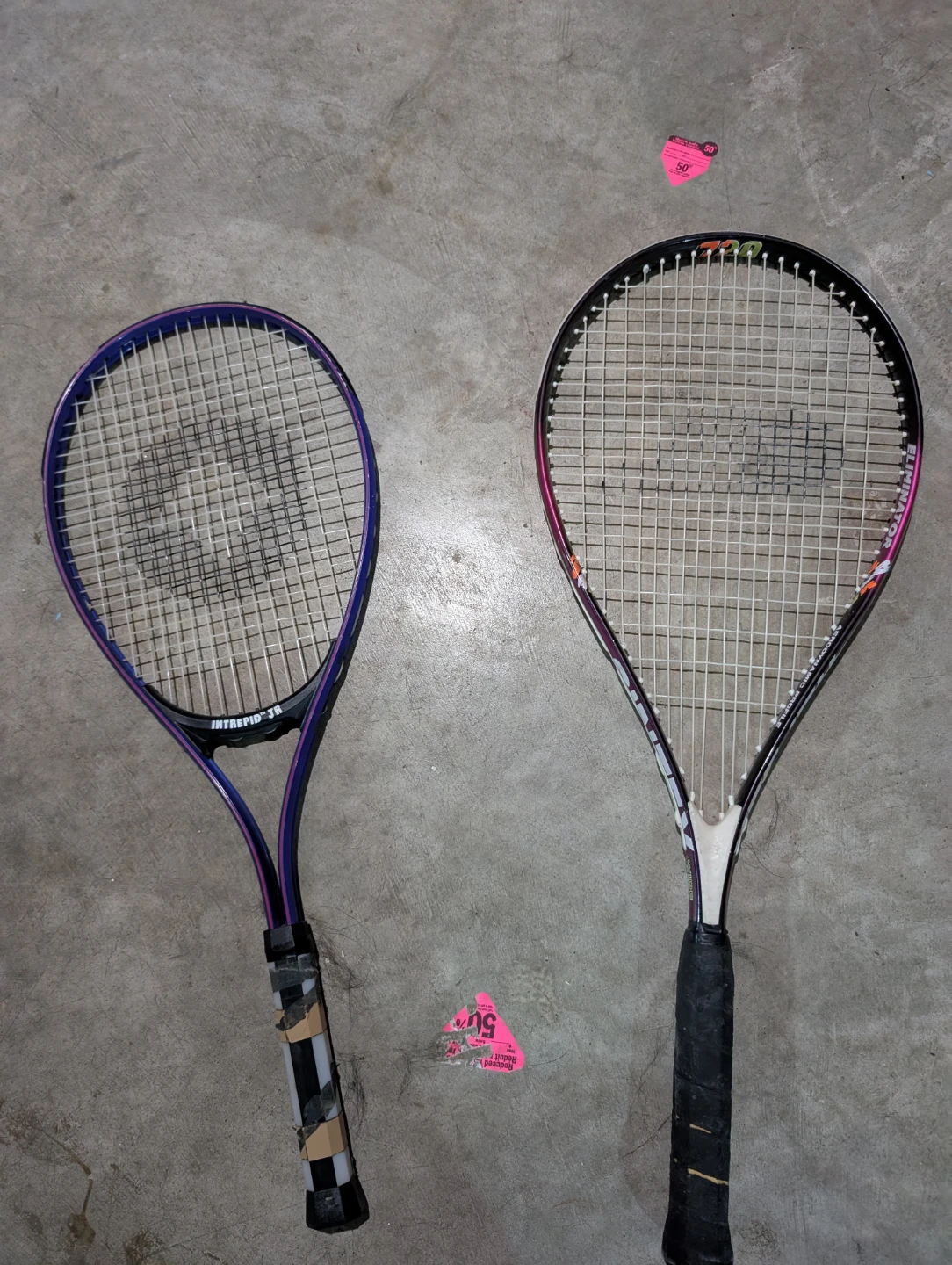 Two Tennis Racquets