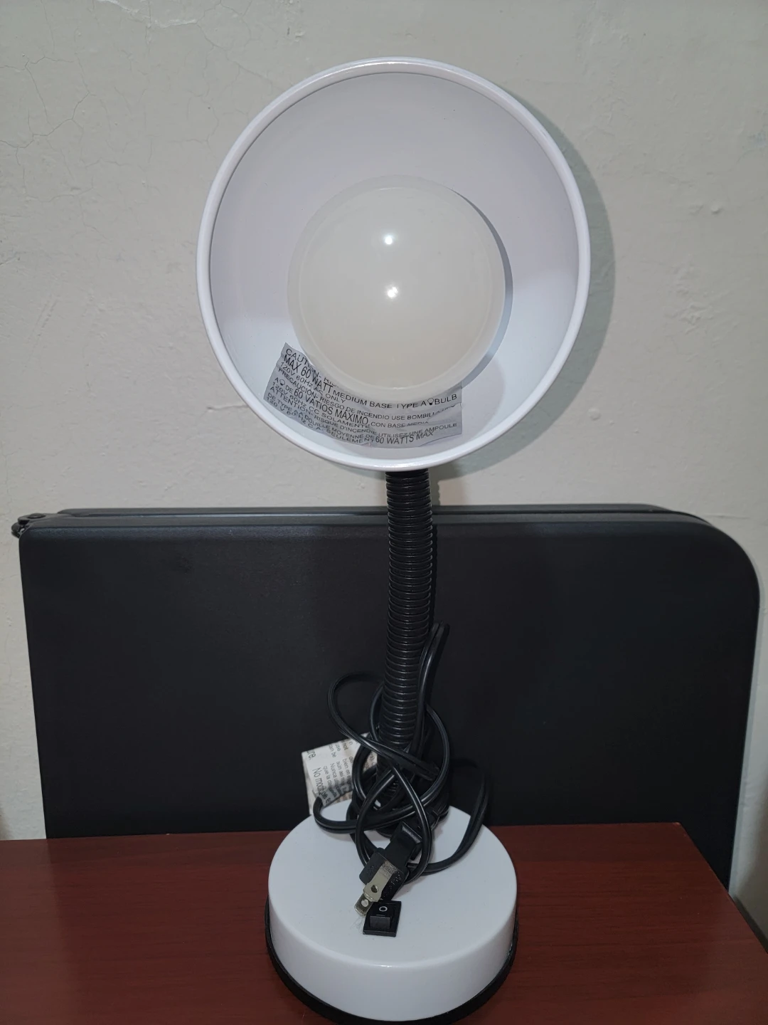 White Gooseneck Desk Lamp
