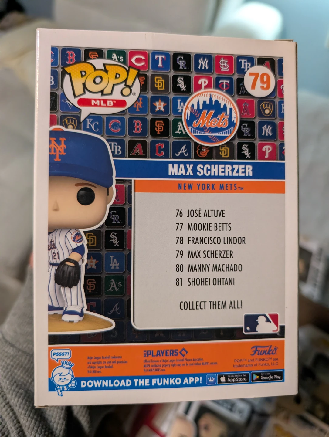 Funko Pop! MLB Max Scherzer Vinyl Figure #79 - photo 2