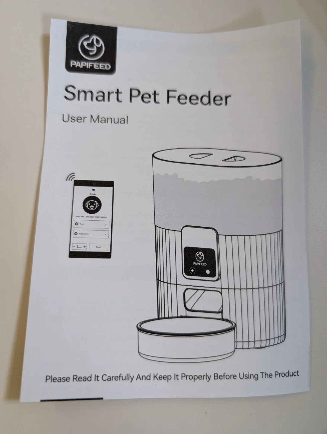 BRAND NEW PAPIFEED Smart WiFi Auto Pet Feeder (3L) - $40