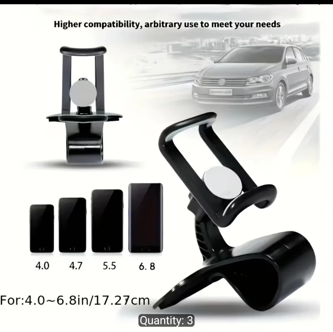 Car Dashboard or visor Phone Holder clip Mount - photo 4