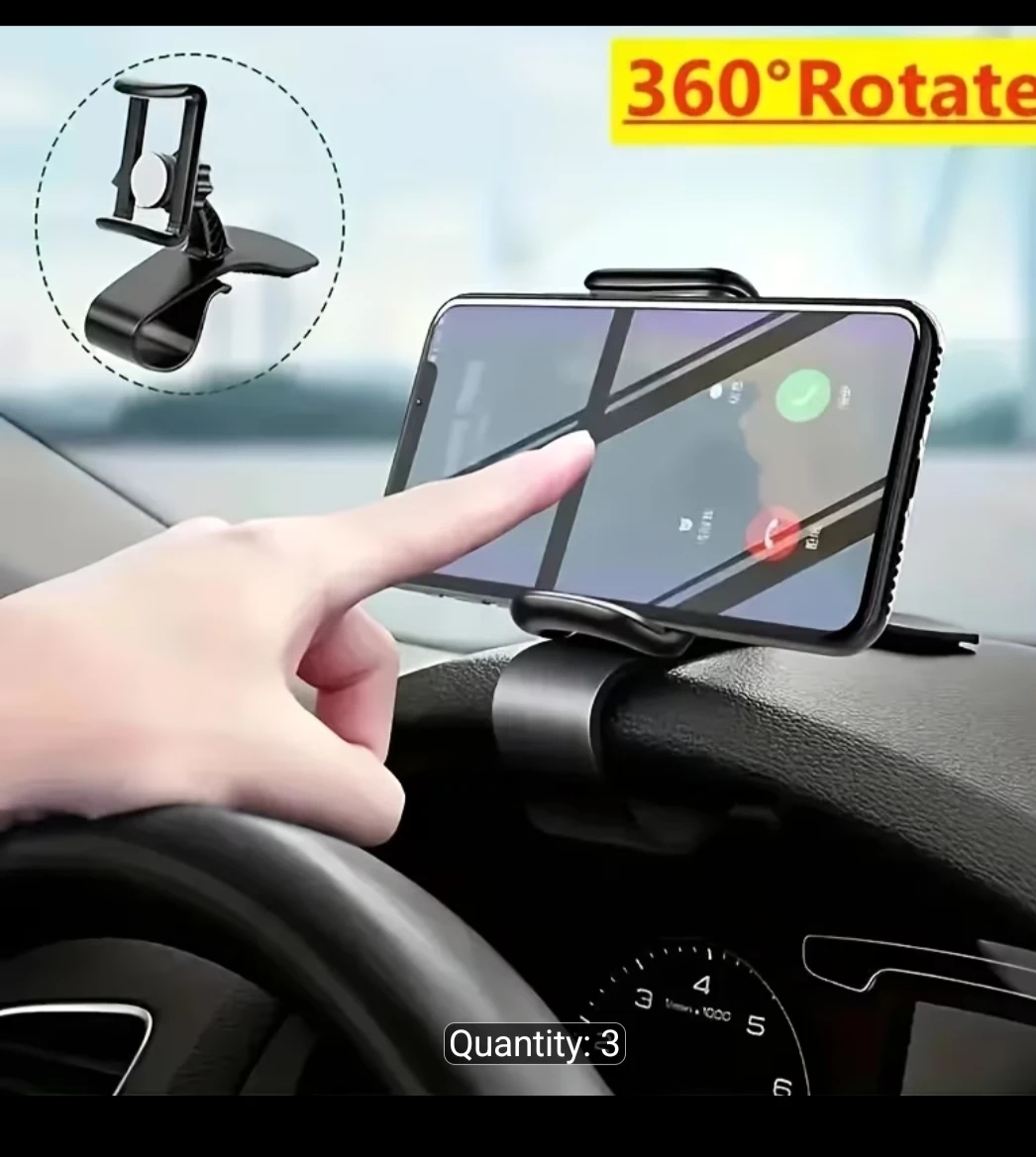 Car Dashboard or visor Phone Holder clip Mount