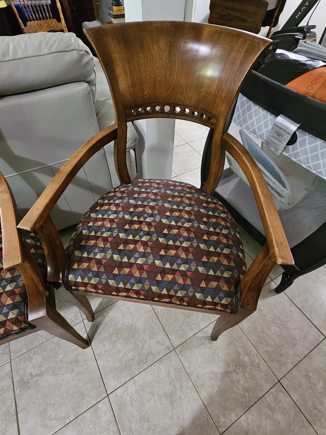 Wooden Dining Table and Chairs Set - photo 2