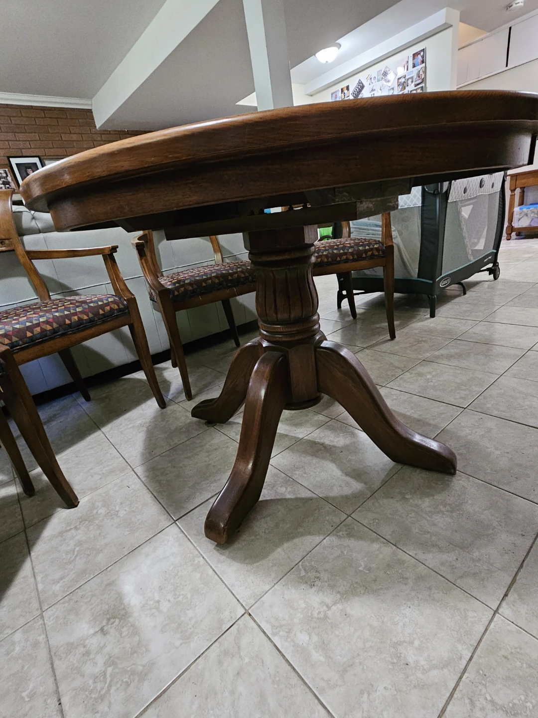 Wooden Dining Table and Chairs Set - photo 5