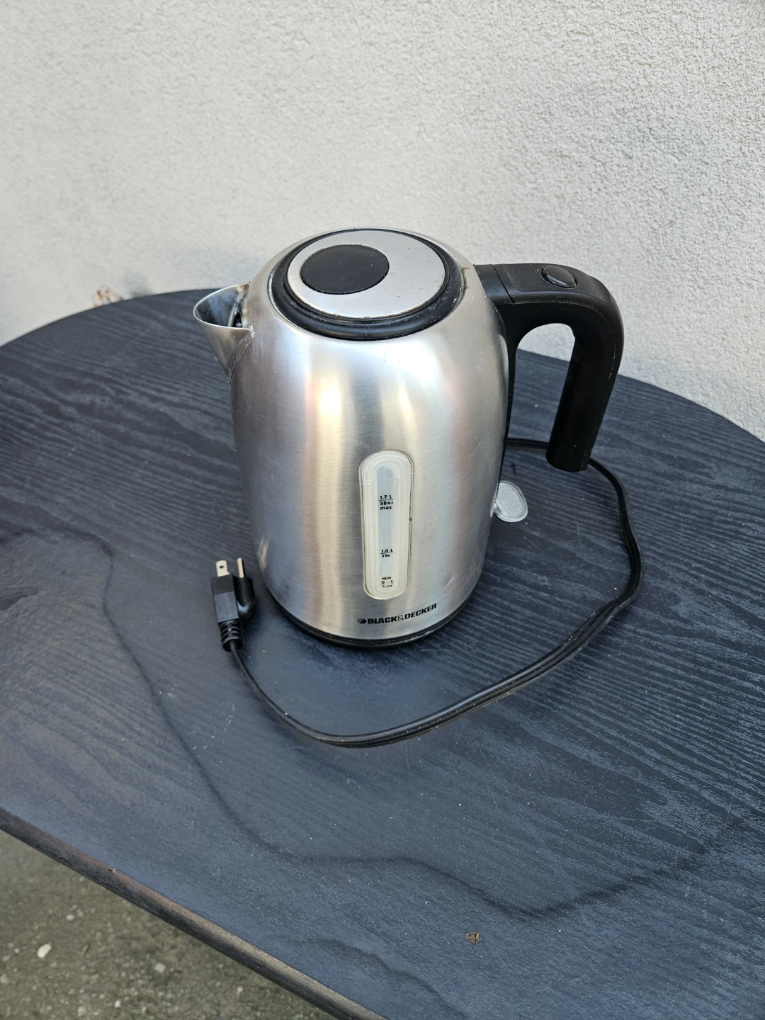 Black+Decker Stainless Steel Electric Kettle
