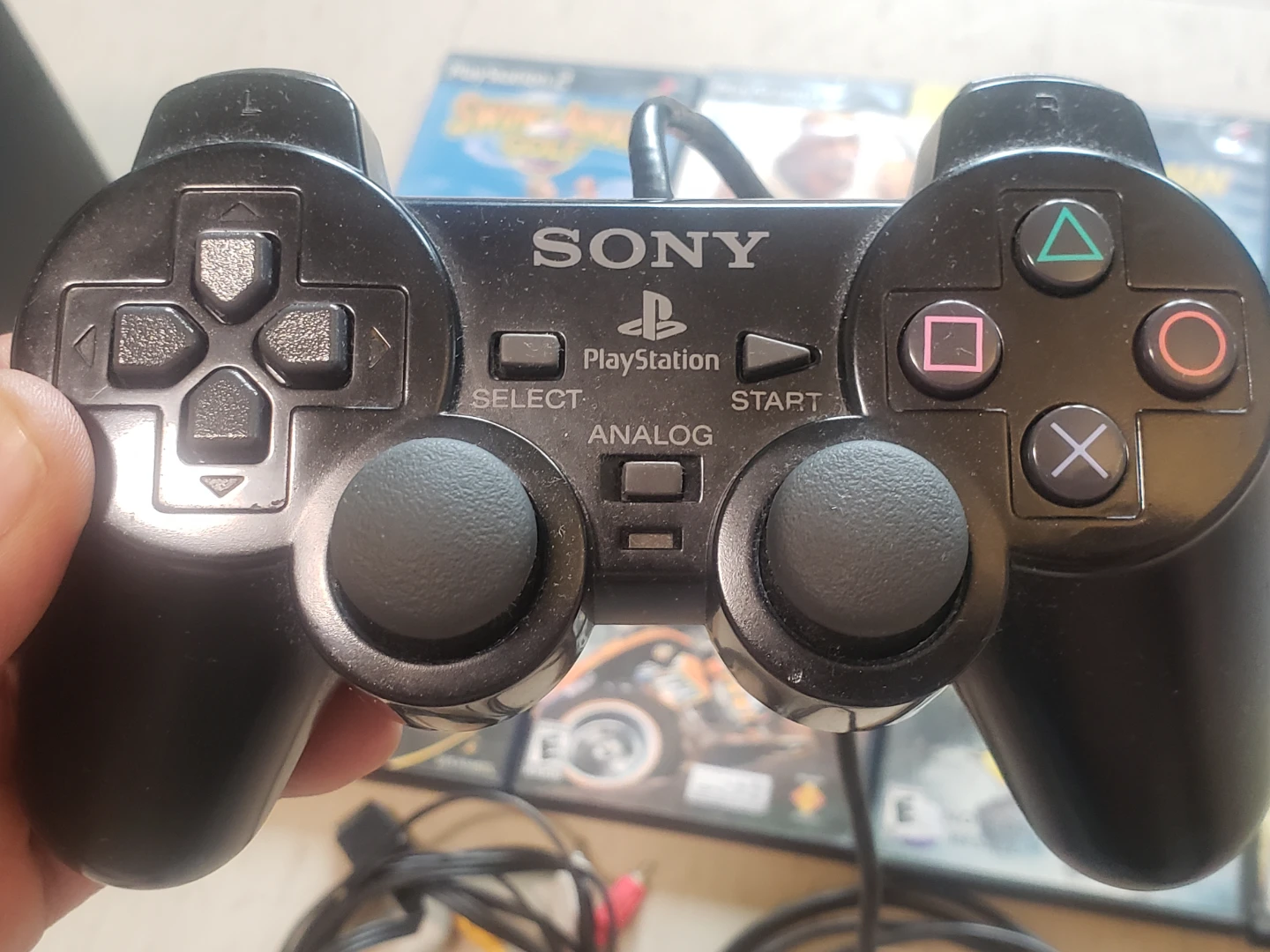 PlayStation 2 Console Bundle + 9 games + controller + cables - photo 5