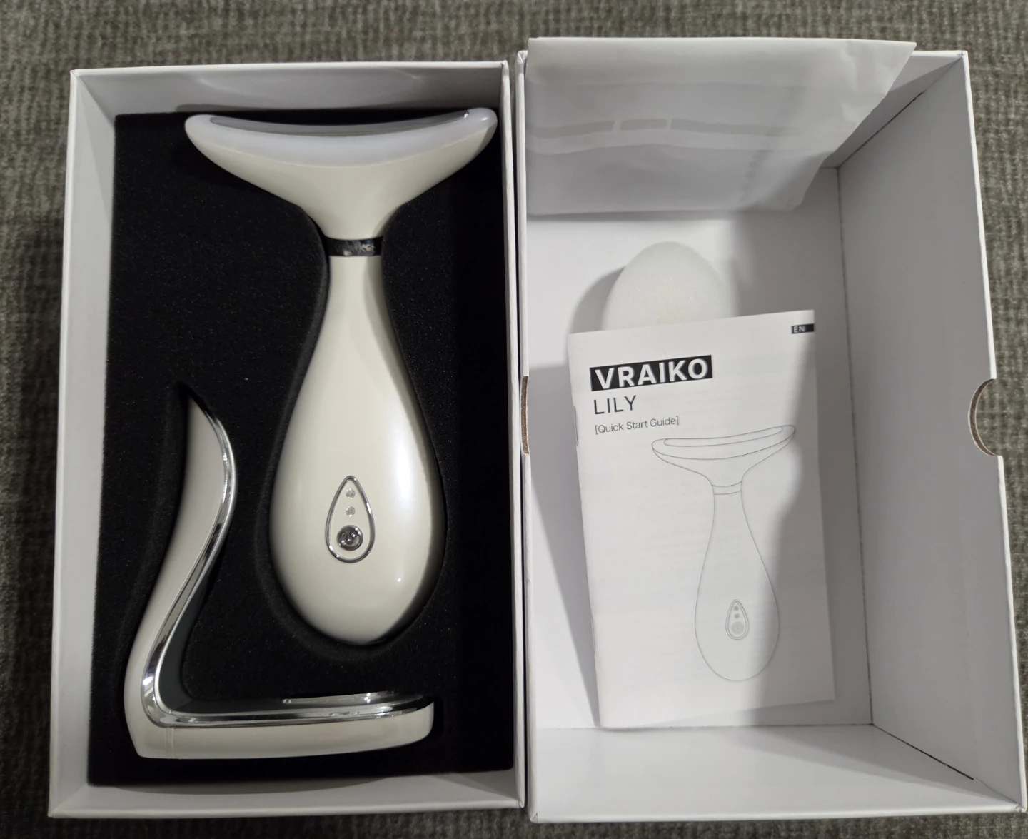 Vraiko Lily Neck & Face Beauty Massager - photo 5