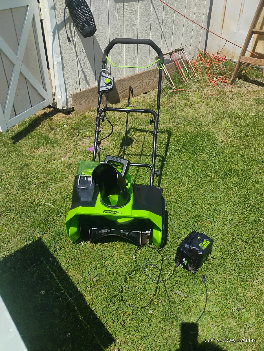 Greenworks 20" Cordless Snow Blower