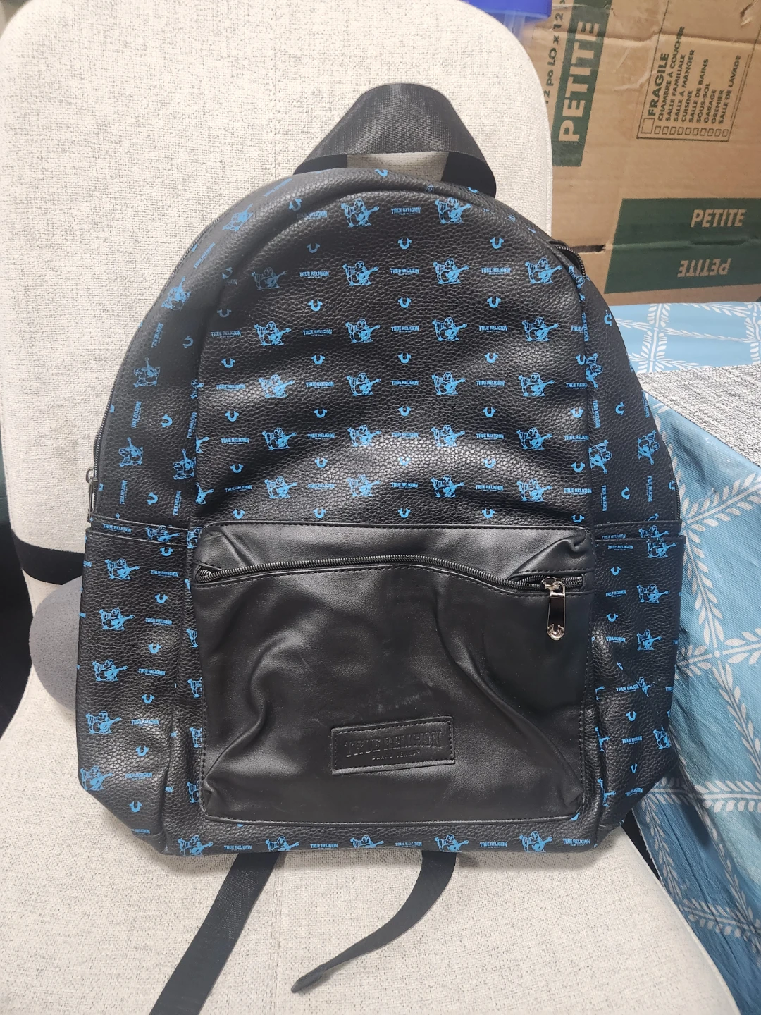 True Religion Wills Backpack in Monogram AOP