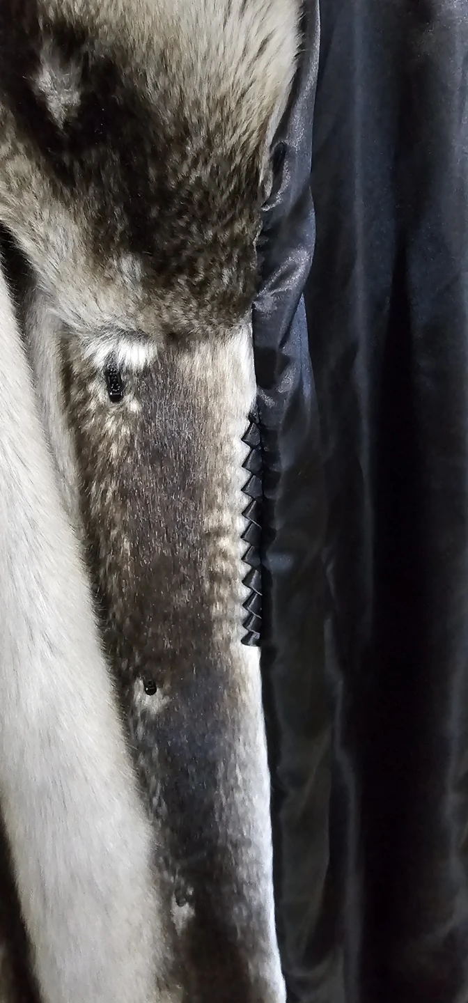 Regal Faux-Fur Coat XL/TG Striped - photo 4