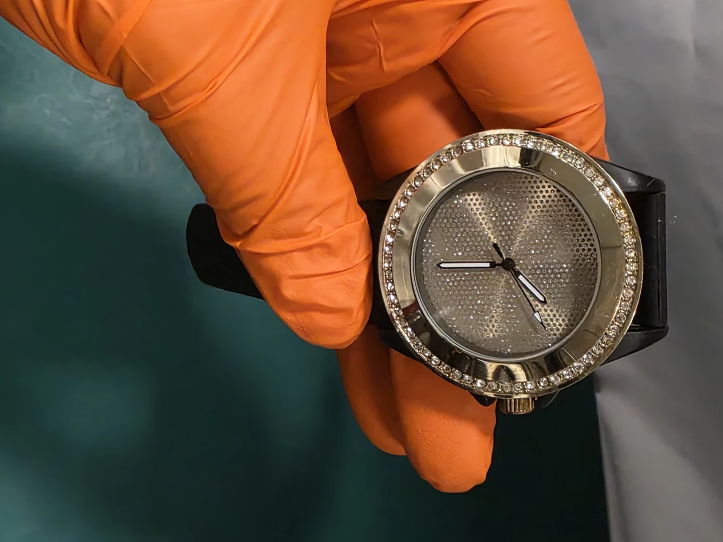 Jessica Carlyle Women's Quartz Watch Silver Dial Black Strap - photo 5
