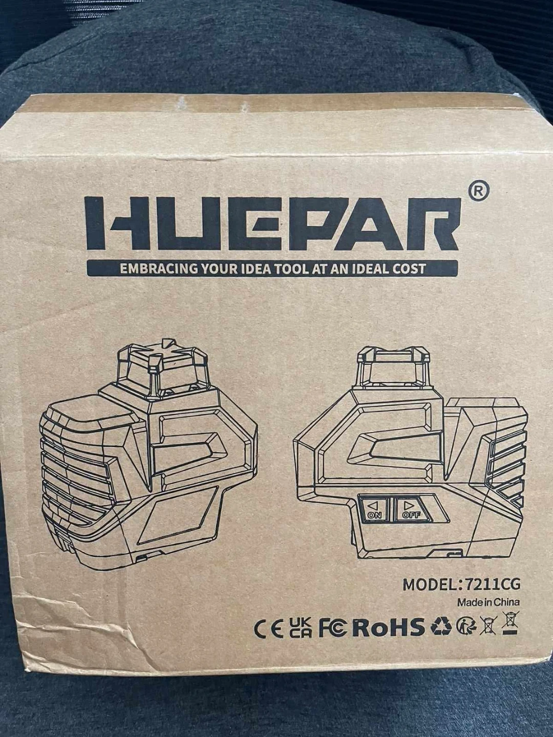 HUEPAR 7211CG Green Cross Line Laser Level - photo 3